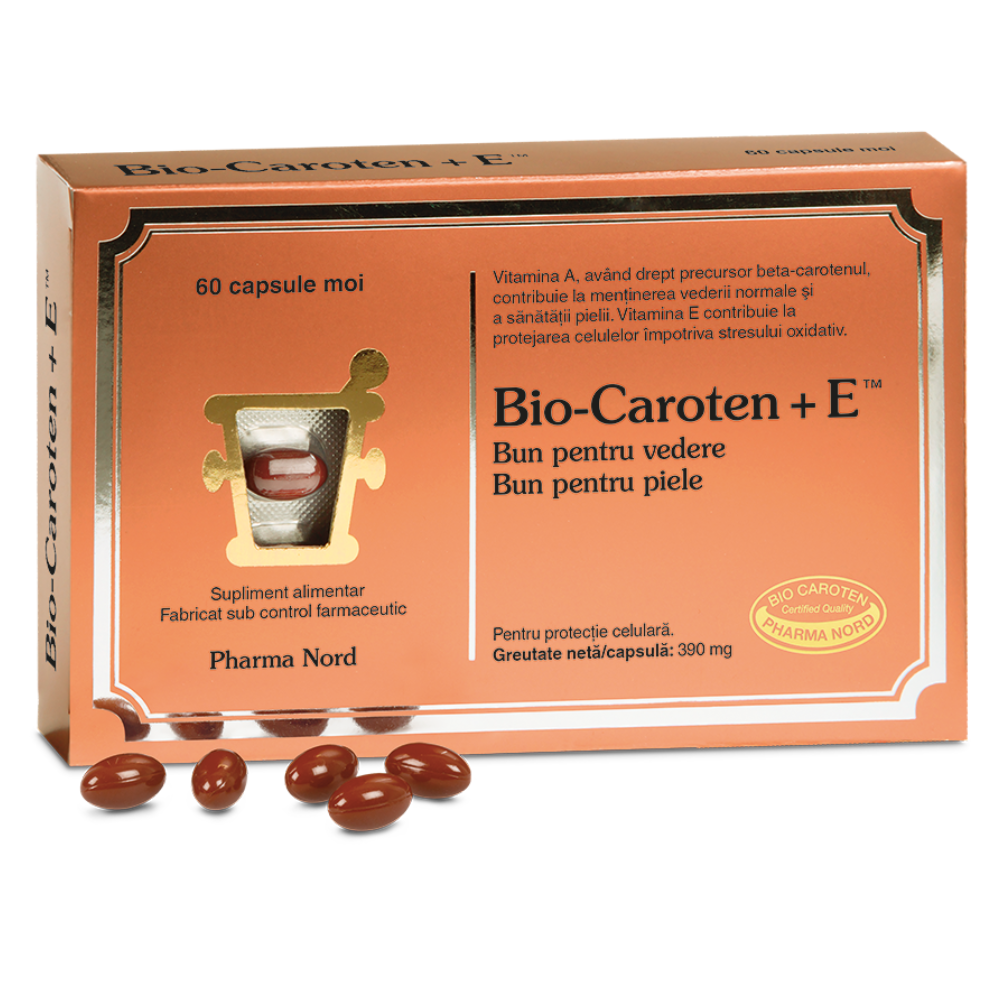 Bio-Caroten+E, 60 capsule, Pharma Nord