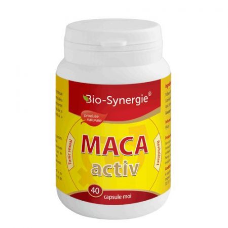 Maca activ tonic sexual, 400 mg, 40 capsule, Bio Synergie