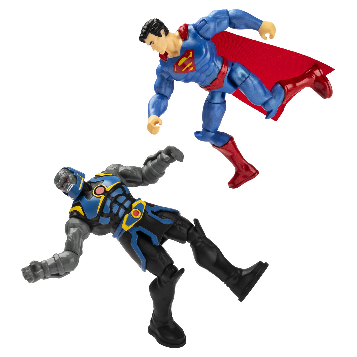 Set 2 figurine flexibile Superman Si Darkseid, DC Comics