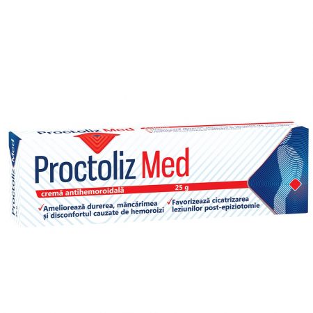 Crema antihemoroidala Proctoliz Med, 25 g, Fiterman