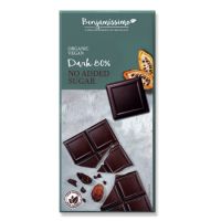 Ciocolata cu 80% cacao Bio, 70 g, Benjamissimo