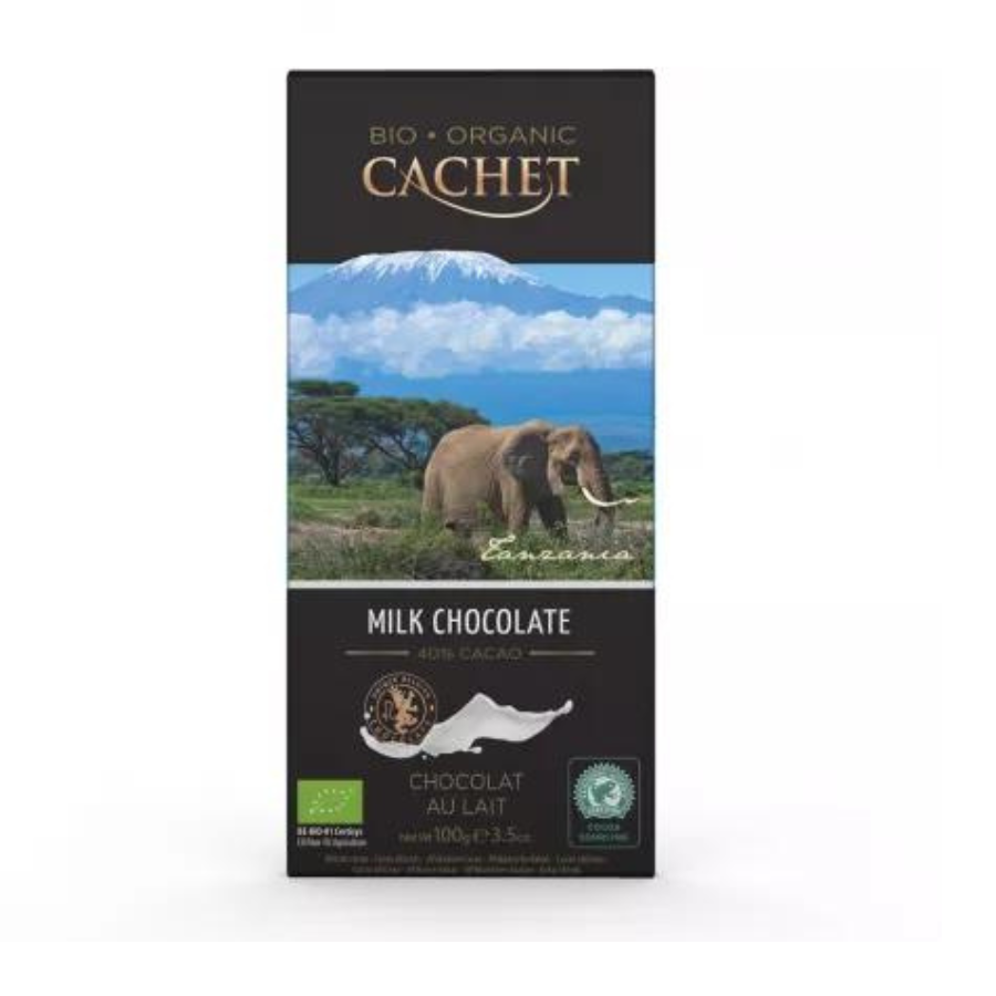 Ciocolata cu lapte 40% cacao, 100g, Cachet