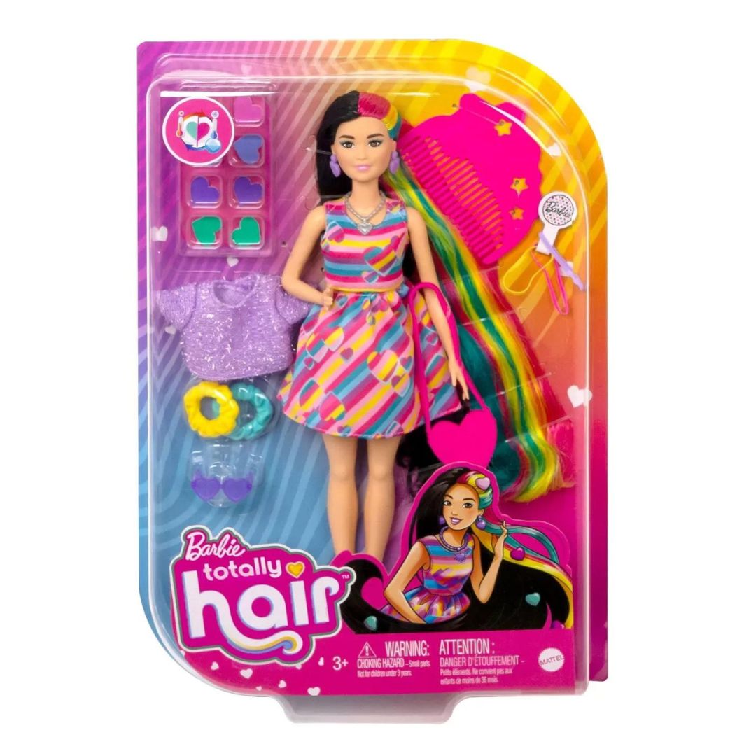 Papusa Totally Hair, Bruneta, Barbie
