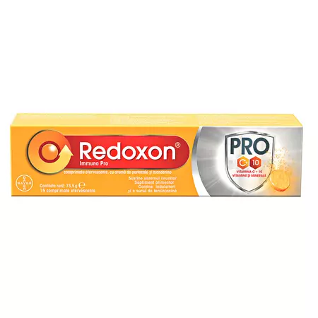 Redoxon Immuno Pro, 1000 mg, 15 comprimate, Bayer
