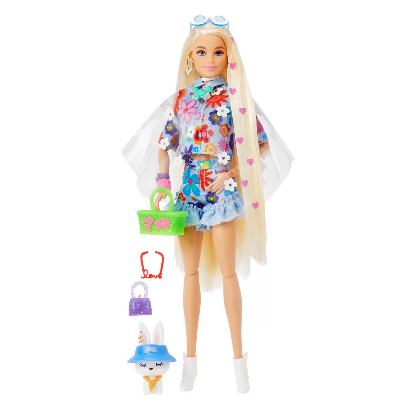 Papusa Barbie Extra, Flower Power, Barbie