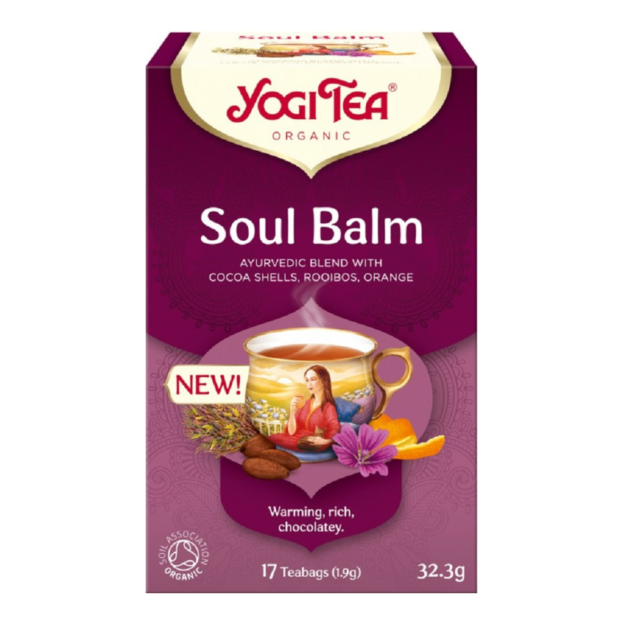 Ceai Bio Soul Balm, 17 plicuri/ 32.3 g, Yogi Tea
