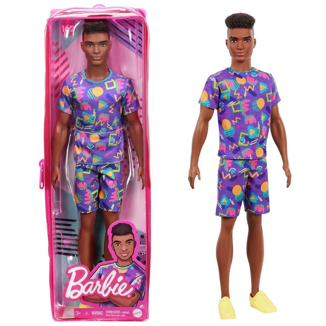 itself stand out Electropositive Papusa baiat Barbie Fashionista, cu tinuta lejera multicolo : Bebe Tei