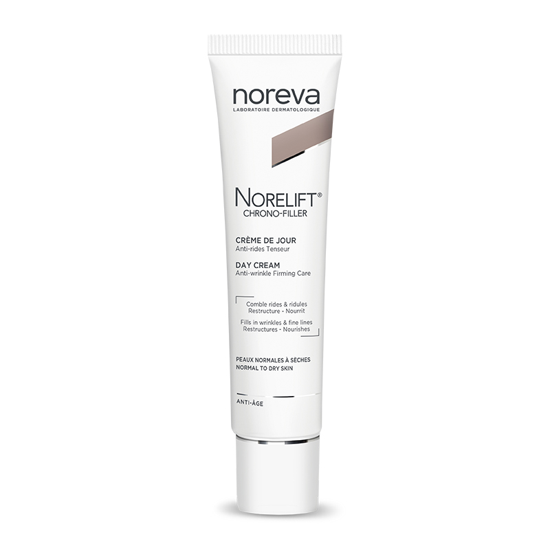 Crema de zi antirid pentru piele normala spre uscata Norelift Chrono-Filler, 40 ml, Noreva
