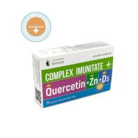 Complex Imunitate plus Quercetin cu zinc si vitamina D3, 30 capsule, Remedia