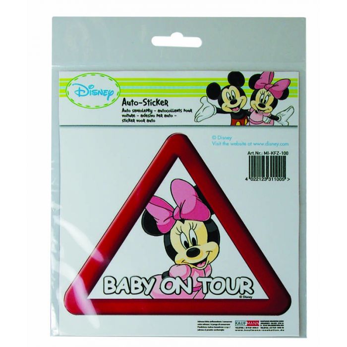 Stickere auto Baby la Bord Minnie Mouse