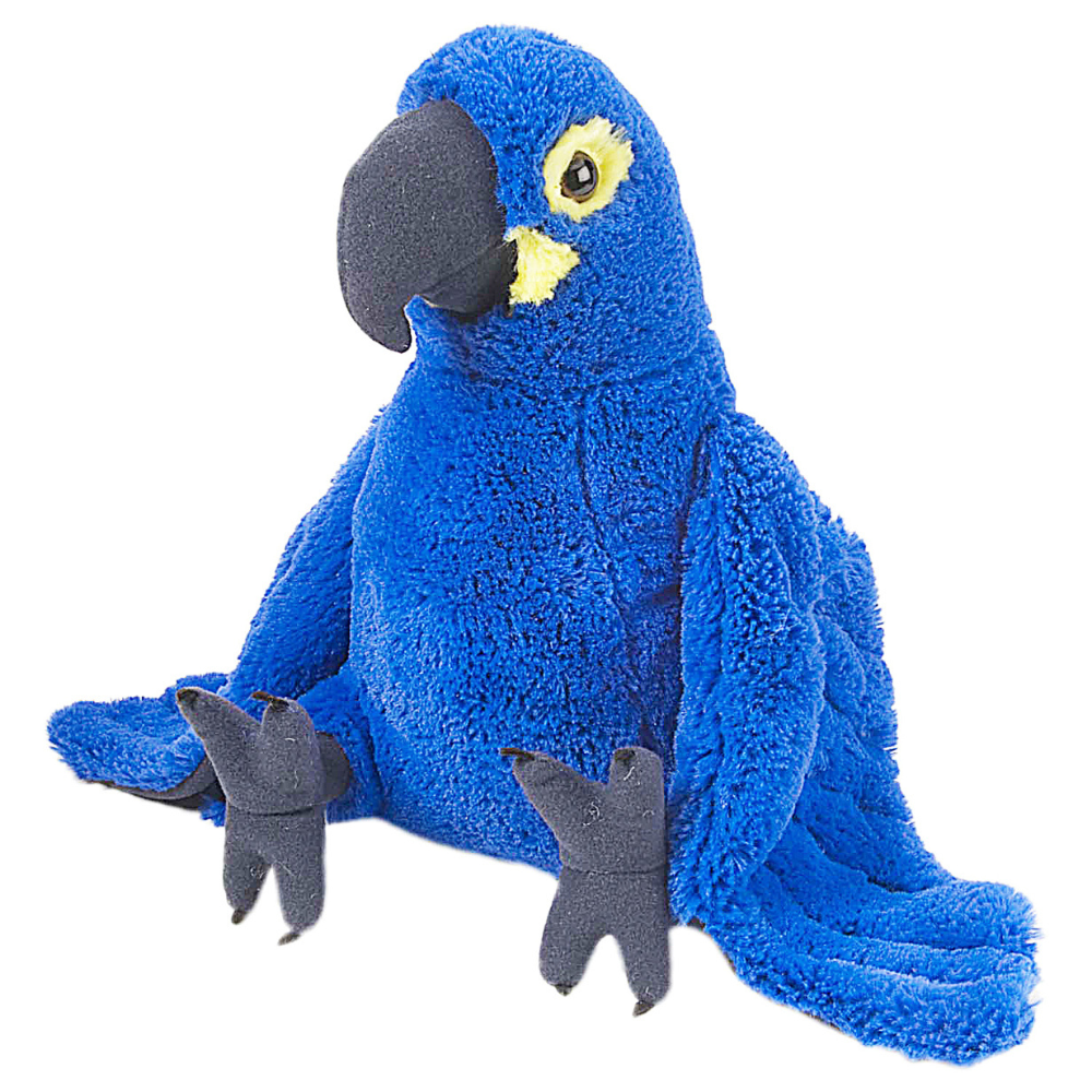 Jucarie de plus Papagal Albastru, 30 cm, 2 ani+, Wild Republic