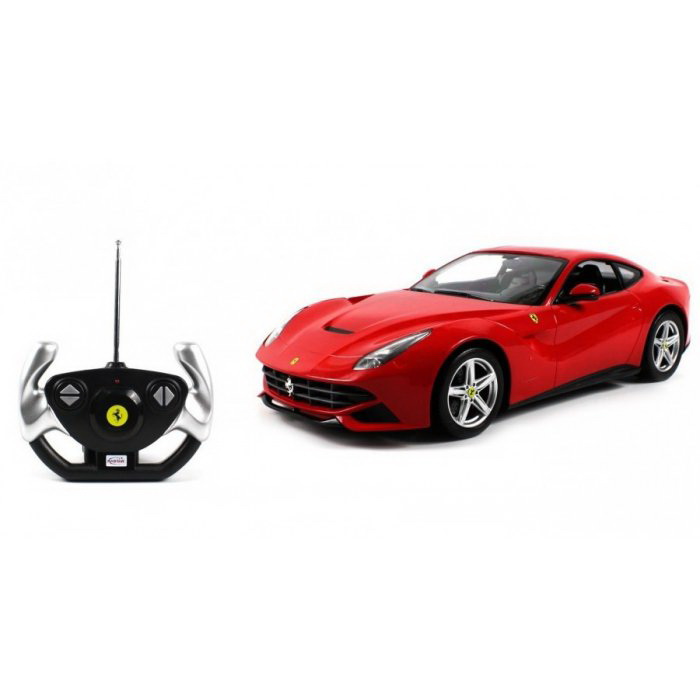 Masinuta cu telecomanda Ferrari F12, rosu, Rastar
