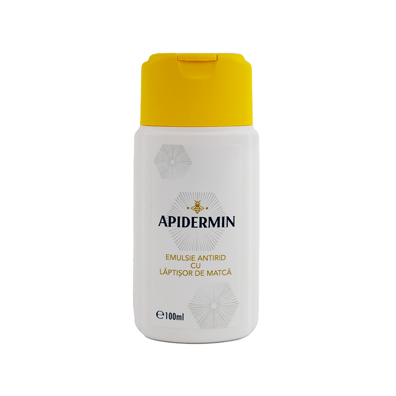 Emulsie antirid cu laptisor de matca Apidermin, 100 ml, Complex Apicol