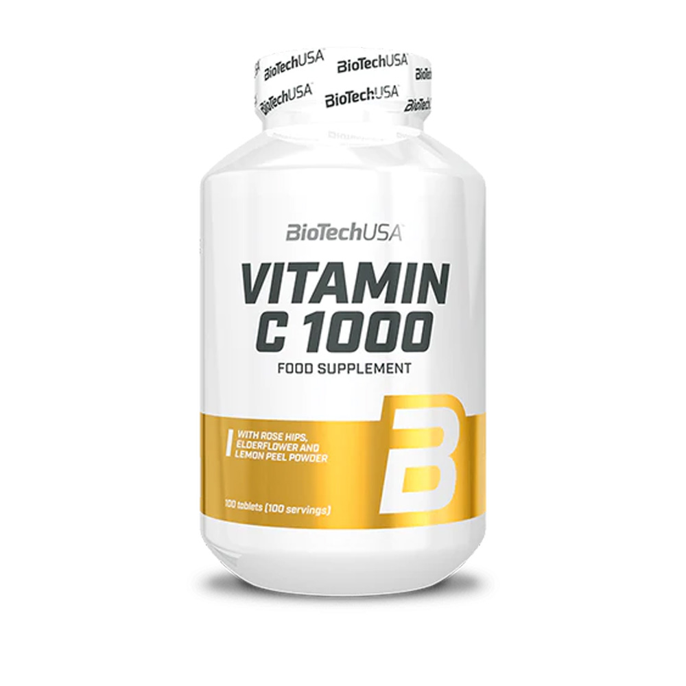 Vitamin C 1000, 100 comprimate, BioTech USA