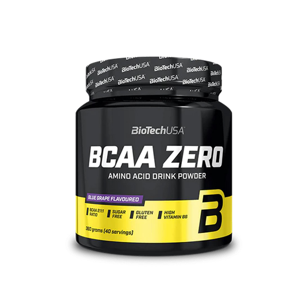 BCAA Zero cu aroma de struguri, 360 gr, BioTech USA