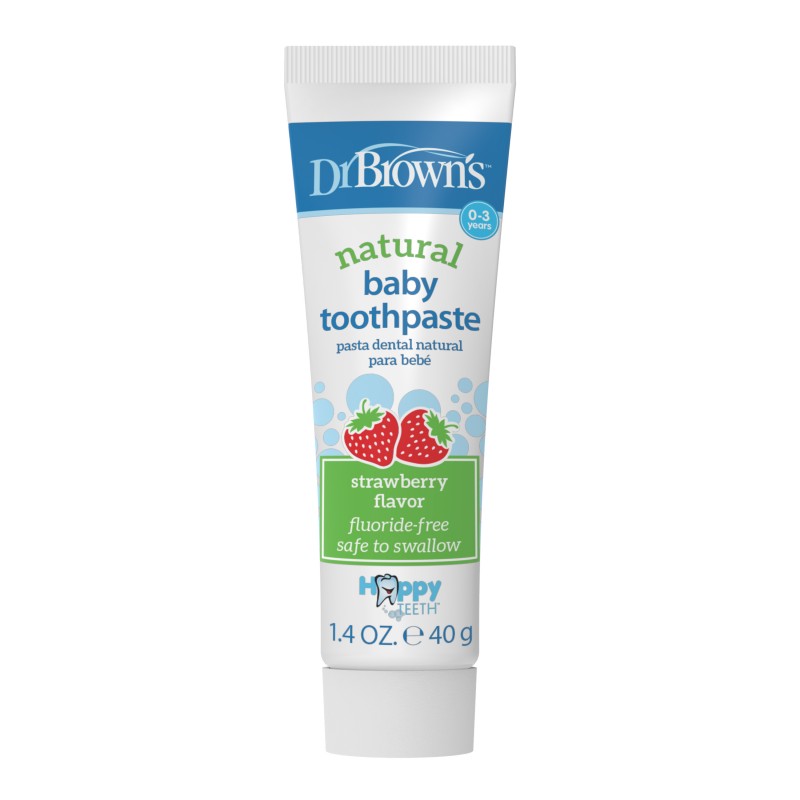 Pasta naturala de dinti pentru copii cu aroma de capsuni, 40 g, Dr Browns