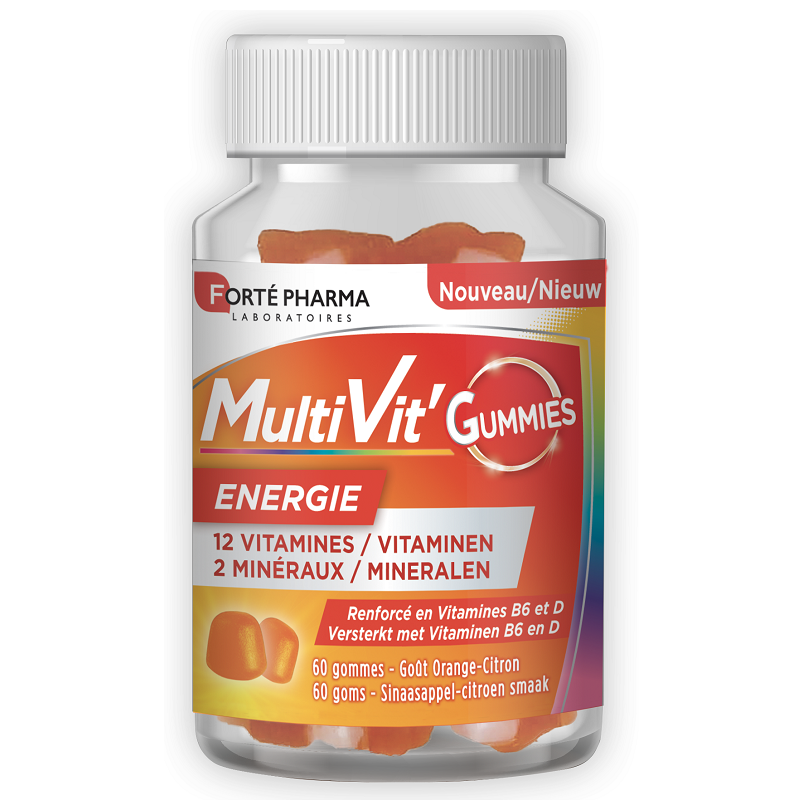 MultiVit energie, 60 jeleuri, Forte Pharma