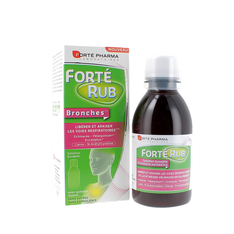 Sirop pentru calmarea tusei Forte Rub, 200 ml, Forte Pharma