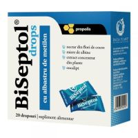 BiSeptol drops, 20 bucati, Dacia Plant