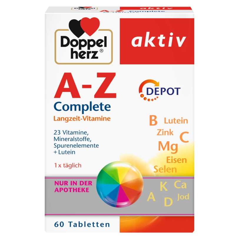 A-Z  Complete cu Luteina Aktiv, 60 capsule, Doppelherz