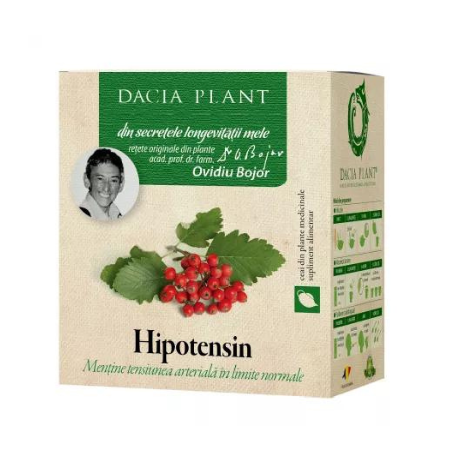 Ceai hipotensin, 50 g, Dacia Plant