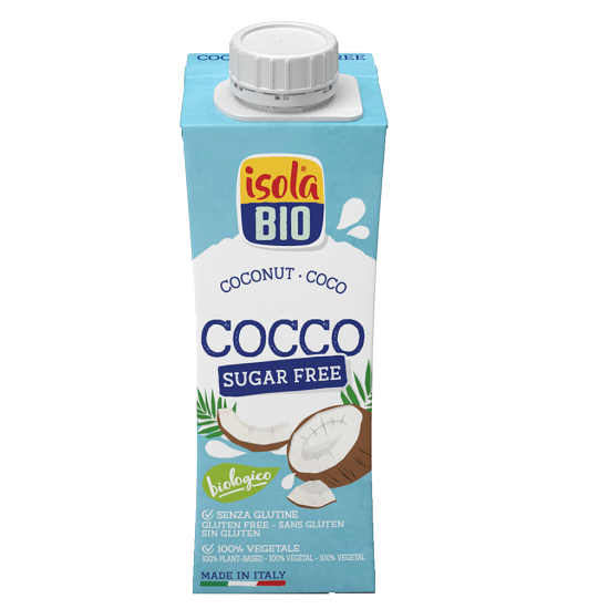 Bautura Bio din cocos fara zahar, 250 ml, Isola Bio