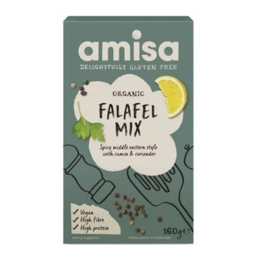 Mix Eco fara gluten pentru Falafel Amisa, 160 g, Bio Holistic