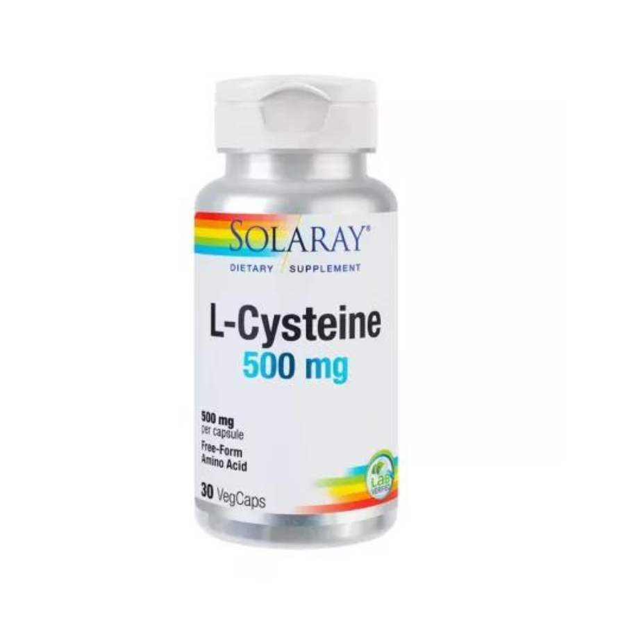 L-Cysteine, 500 mg, 30 capsule, Solaray