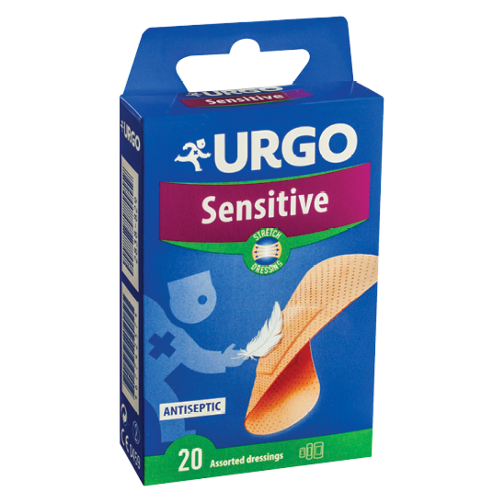 Plasturi multiextensibili Sensitive, 20 buc, Urgo