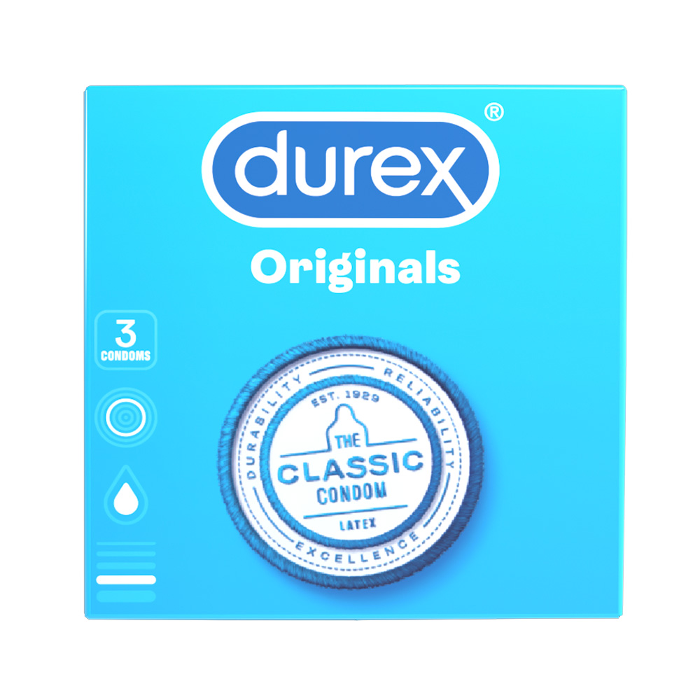 Prezervative Originals, 3 bucati, Durex