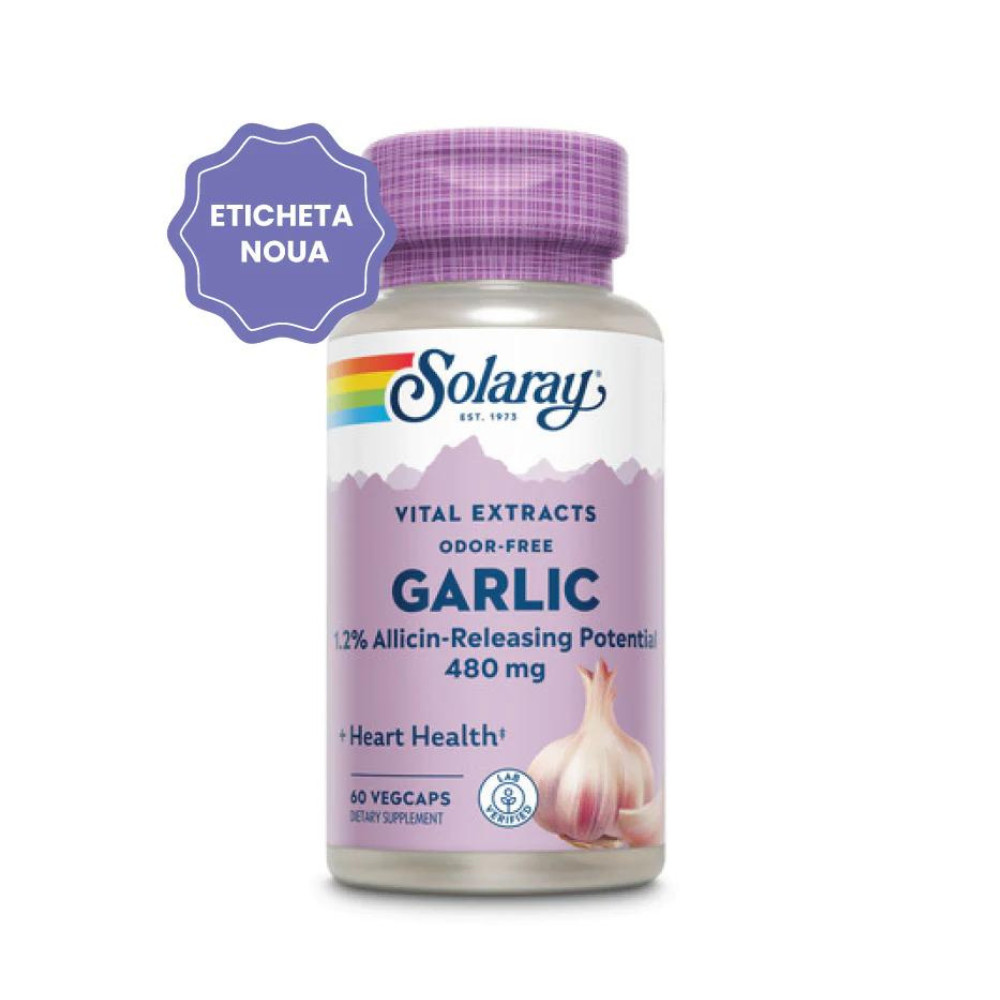 Garlic(Usturoi), 480 mg, 60 capsule, Solaray