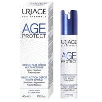 Crema de noapte Multi-Action Detox Age Protect, 40 ml, Uriage