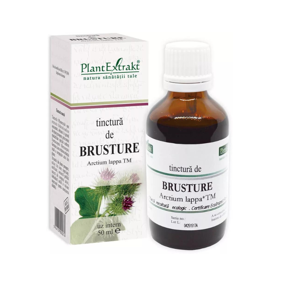 Tinctura de brusture, 50 ml, Plant Extrakt