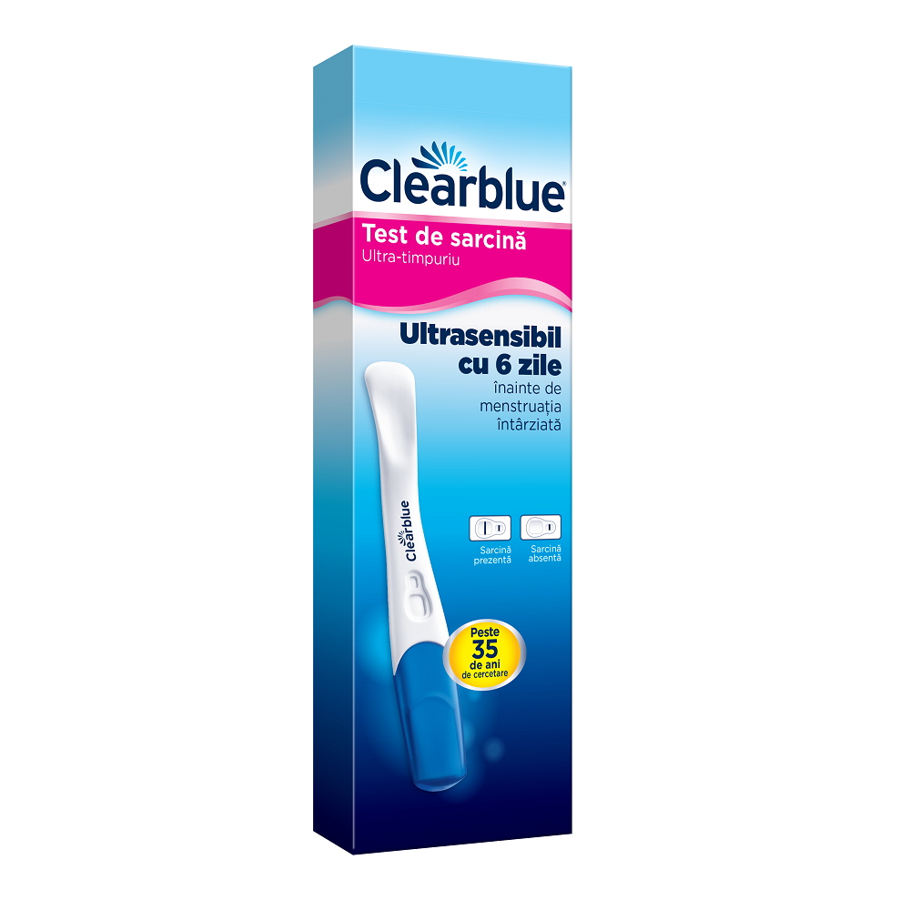 Test de sarcina Ultra - timpuriu, 1 buc, Clearblue 536326