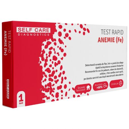 Test rapid anemie (Fe), 1 bucata, Self Care