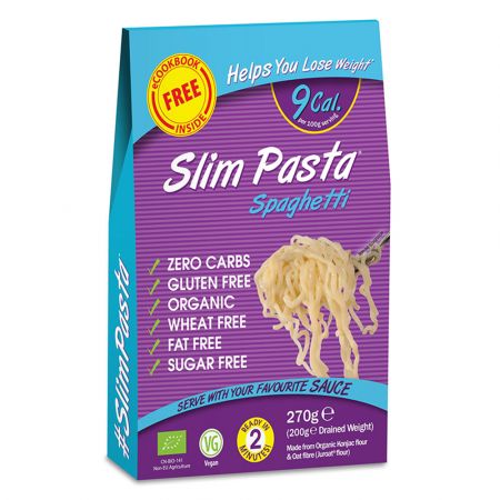 Spaghetti Bio din faina de konjac organic, 270 g, Slim Pasta, 270 g, Slim Pasta