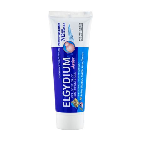 Pasta de dinti pentru copii, 7-12 ani, 50 ml, Bubble Gum, Elgydium