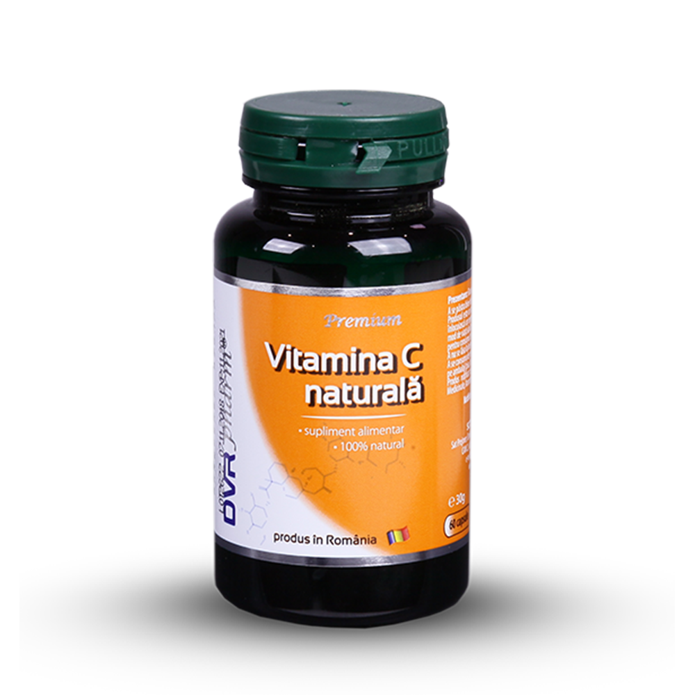 Vitamina C naturala, 60 capsule, Dvr Pharm