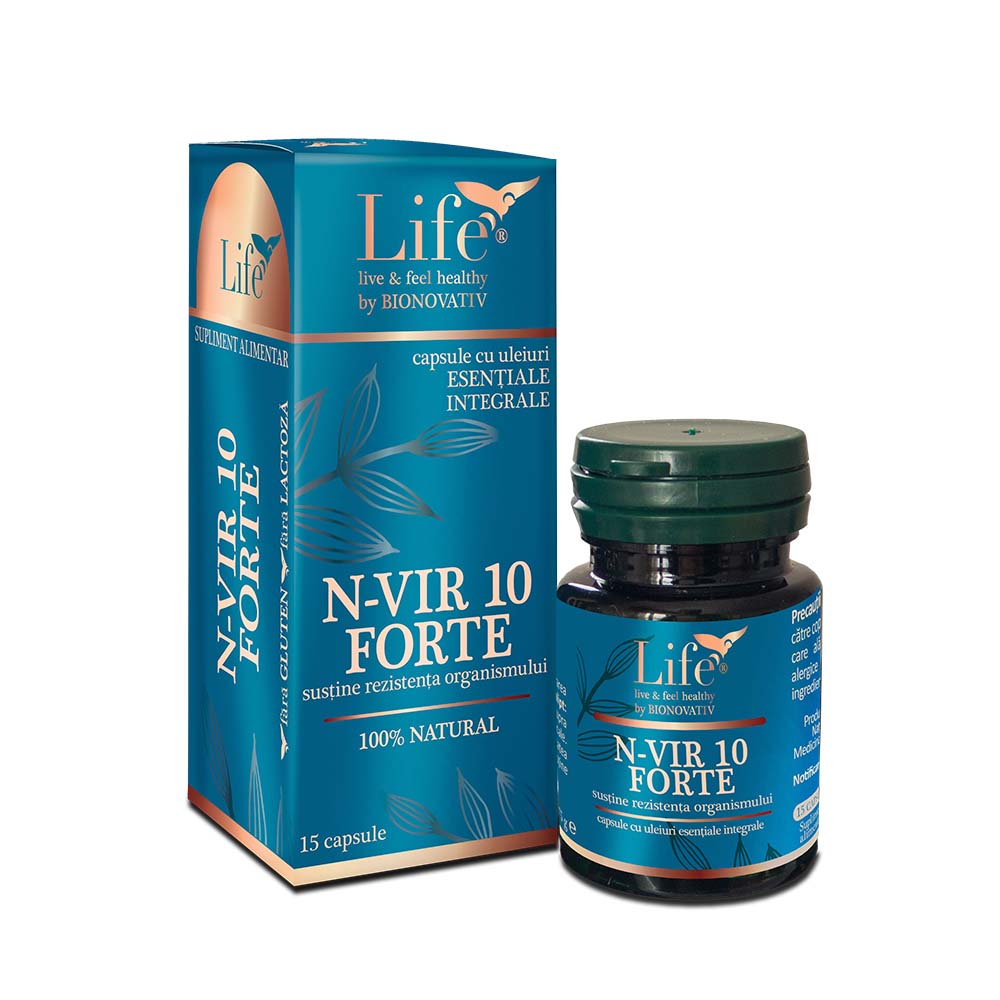 N-Vir 10 Forte Life, 15 capsule, Bionovativ