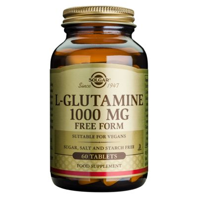 L-Glutamina, 1000 mg, 60 tablete, Solgar