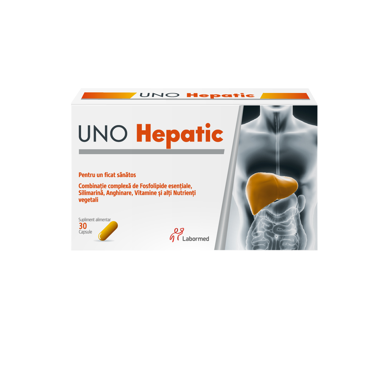 Uno Hepatic, 30 comprimate, Labormed