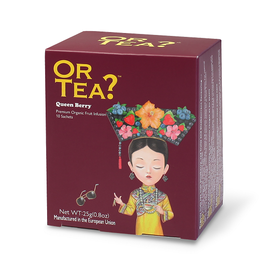 Ceai infuzie de fructe de padure Eco, Queen Berry, 25 gr, Or Tea