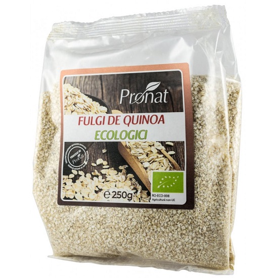 Fulgi de quinoa Bio, 250 g, Pronat