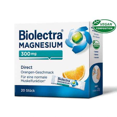 Biolectra Magnesium Lemon, 20 plicuri, 300mg, Hermes Arzneimittel