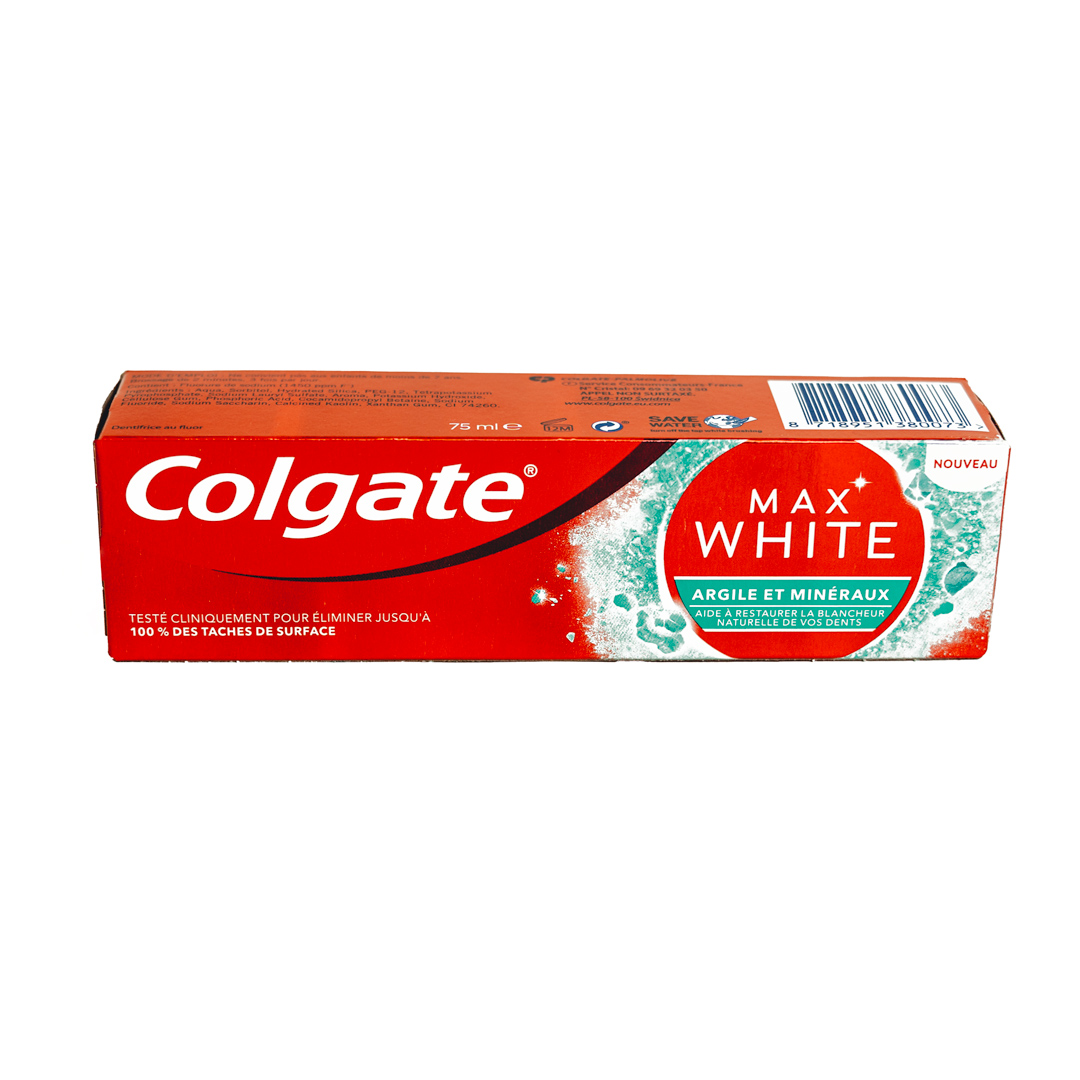 Pasta de dinti cu argila si minerale Max White, 75 ml, Colgate