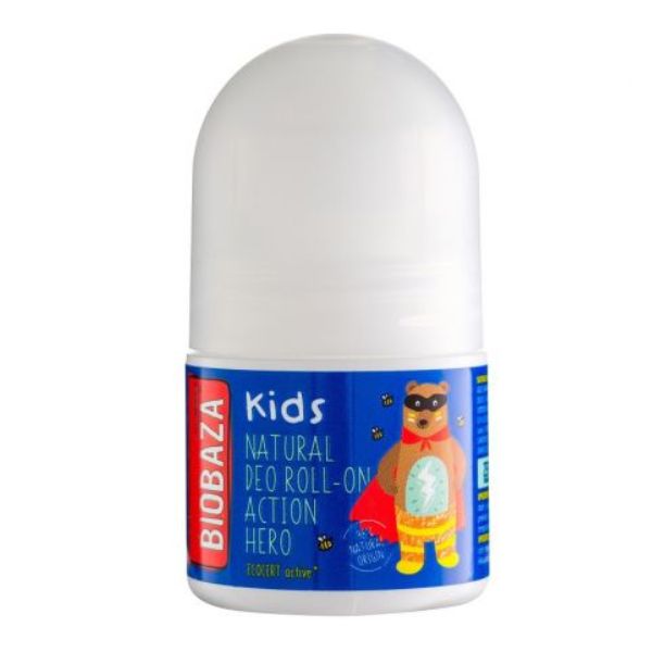 Deodorant natural pentru copii Action Hero, 30 ml, Biobaza