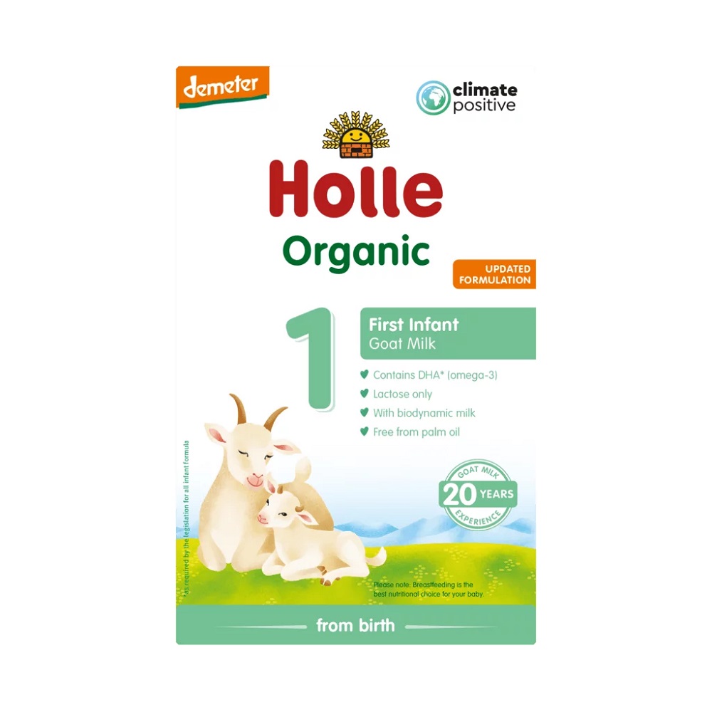 Formula de lapte praf Bio de capra  1, +0 luni, 400 g, Holle Baby Food