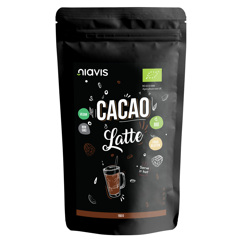 Cacao latte pulbere eco, 150 gr, Niavis Bio