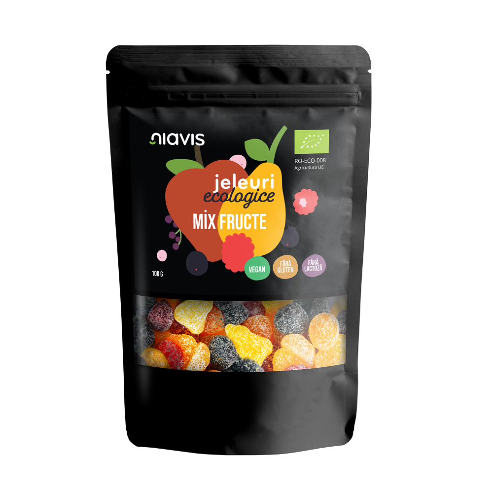 Jeleuri ecologice cu Mix Fructe, 100 gr, Niavis Bio
