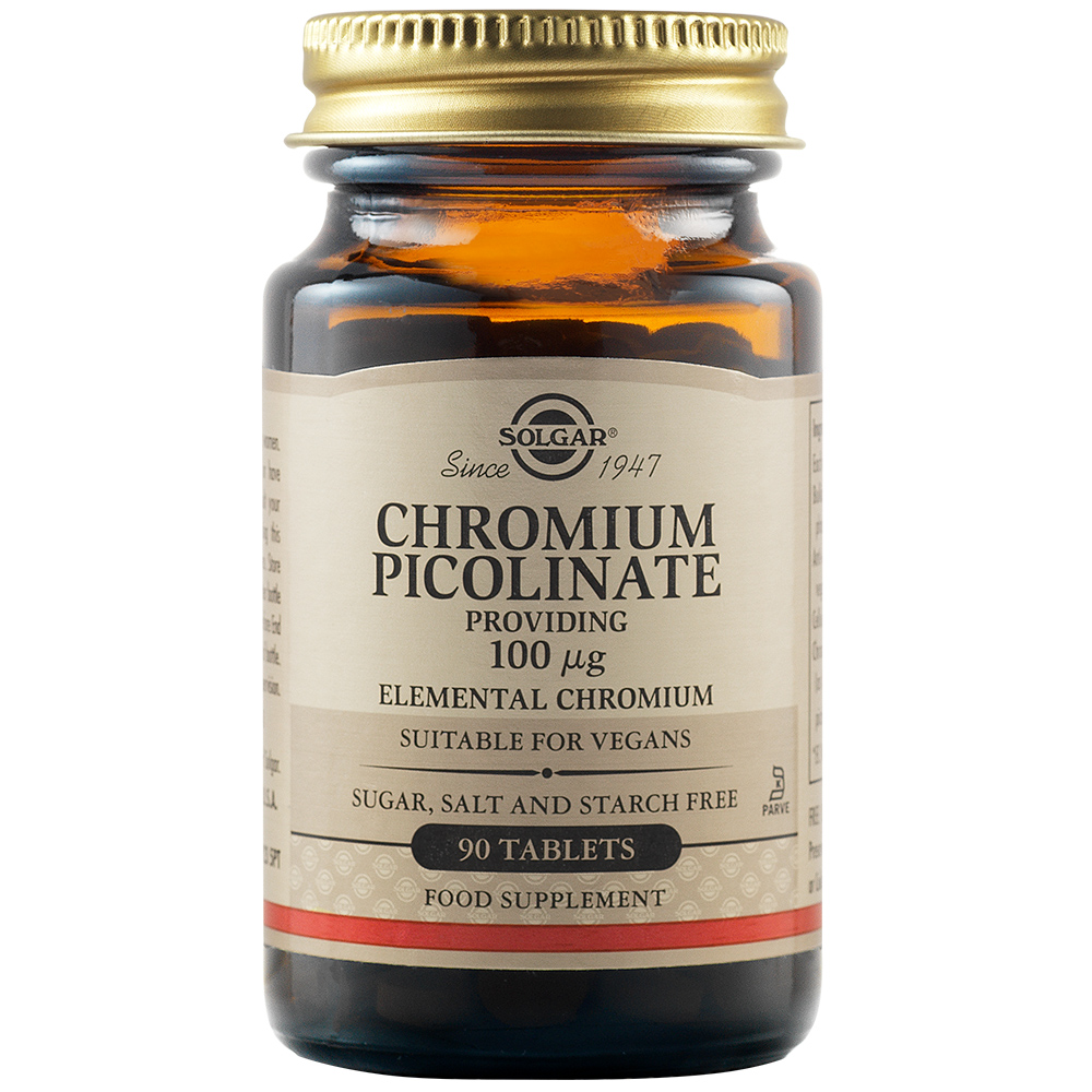 Chromium picolinate 100 mg, 90 capsule, Solgar